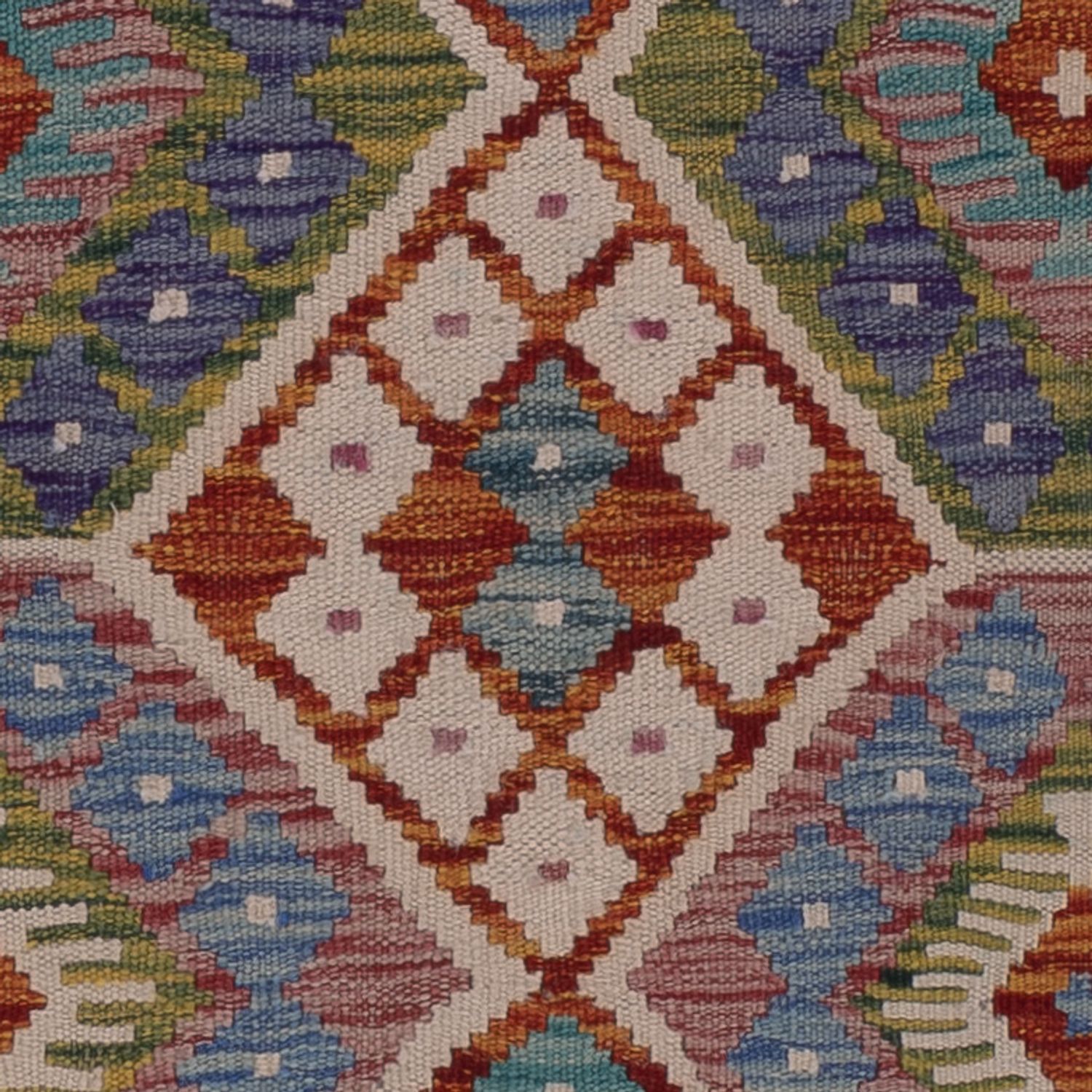 Kelim Rug - Splash - 150 x 107 cm - multicolored