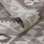 Kelim Rug - Splash - 297 x 206 cm - light grey