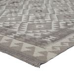 Kelim Rug - Splash - 294 x 203 cm - light grey