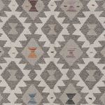 Kelim Rug - Splash - 296 x 202 cm - light grey