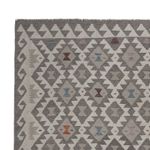Kelim Rug - Splash - 296 x 202 cm - light grey