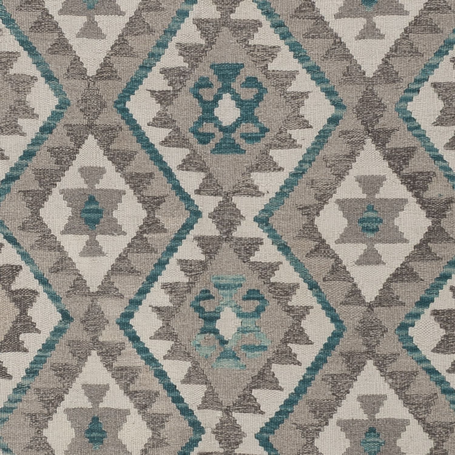 Kelim Rug - Splash - 300 x 253 cm - light green
