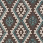 Kelim Rug - Splash - 296 x 205 cm - dark grey