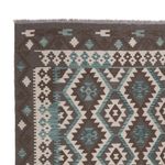 Kelim Rug - Splash - 296 x 205 cm - dark grey