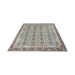 Kelim Rug - Splash - 296 x 205 cm - dark grey