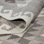 Kelim Rug - Splash - 251 x 188 cm - light grey
