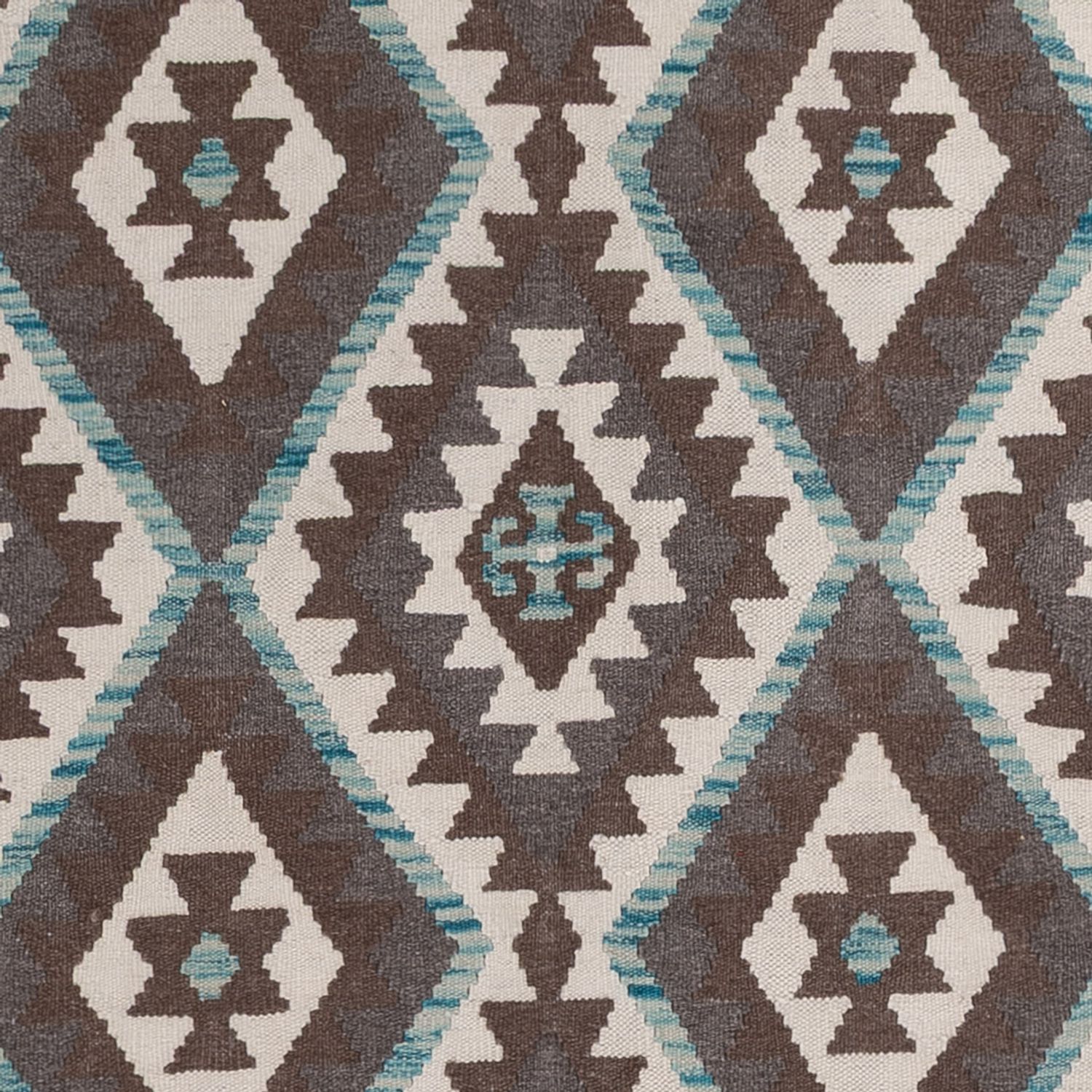 Kelim Rug - Splash - 243 x 176 cm - dark grey