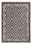 Kelim Rug - Splash - 243 x 176 cm - dark grey