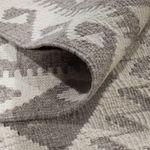 Kelim Rug - Splash - 240 x 179 cm - light grey