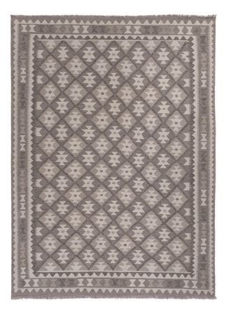 Kelim Rug - Splash - 244 x 177 cm - dark grey