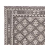 Kelim Rug - Splash - 244 x 177 cm - dark grey