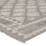 Kelim Rug - Splash - 244 x 177 cm - dark grey
