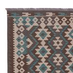 Kelim Rug - Splash - 190 x 147 cm - dark green