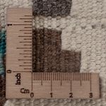 Kelim Rug - Splash - 190 x 147 cm - dark green