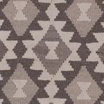 Kelim Rug - Splash - 149 x 104 cm - dark grey