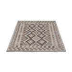 Kelim Rug - Splash - 149 x 104 cm - dark grey
