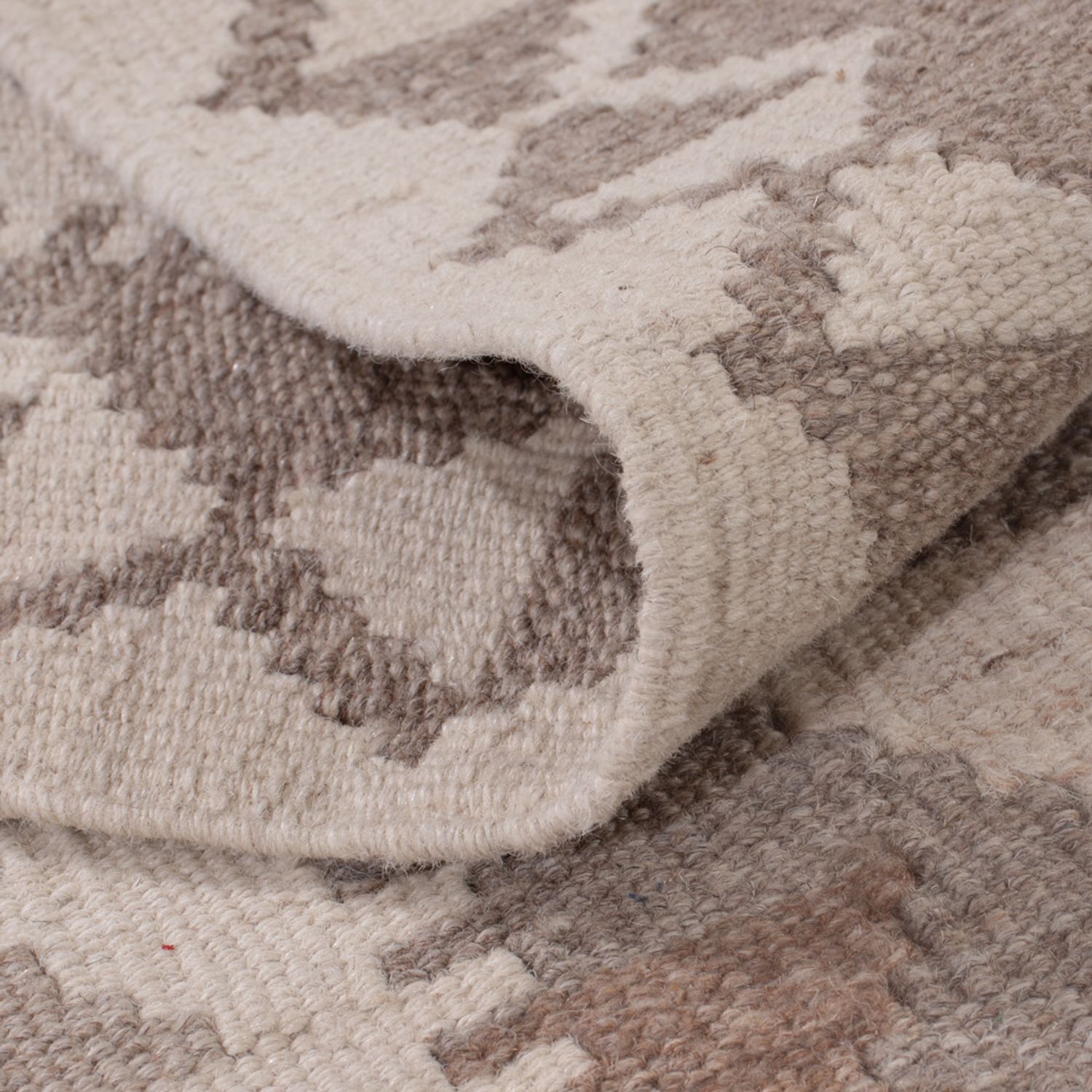 Kelim Rug - Splash - 157 x 104 cm - dark grey