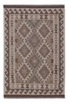 Kelim Rug - Splash - 147 x 100 cm - dark grey