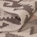 Kelim Rug - Splash - 147 x 100 cm - dark grey