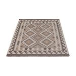 Kelim Rug - Splash - 147 x 100 cm - dark grey