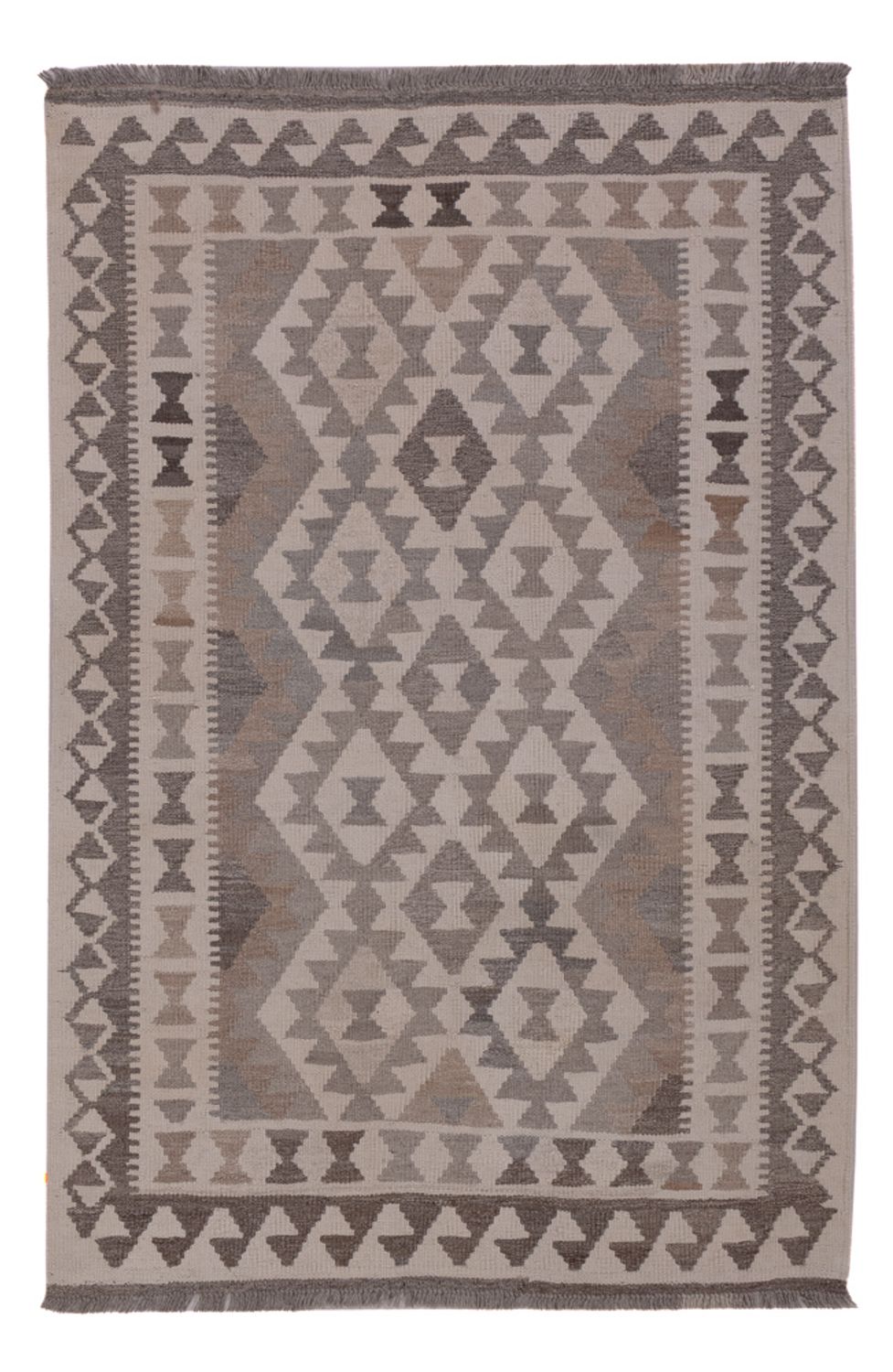 Kelim Rug - Splash - 155 x 103 cm - dark grey