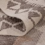 Kelim Rug - Splash - 155 x 103 cm - dark grey