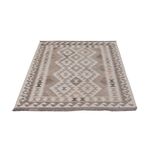 Kelim Rug - Splash - 155 x 103 cm - dark grey