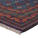 Afghan Rug - Filpa - 201 x 150 cm - dark blue