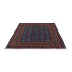 Afghan Rug - Filpa - 201 x 150 cm - dark blue