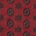 Runner Afghan Rug - Filpa - 197 x 101 cm - dark red