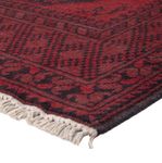 Runner Afghan Rug - Filpa - 194 x 100 cm - dark red