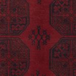 Afghan Rug - Filpa - 193 x 150 cm - dark red