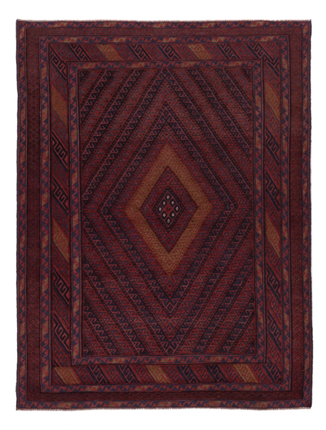 Kelim Rug - Oriental - 201 x 155 cm - rust