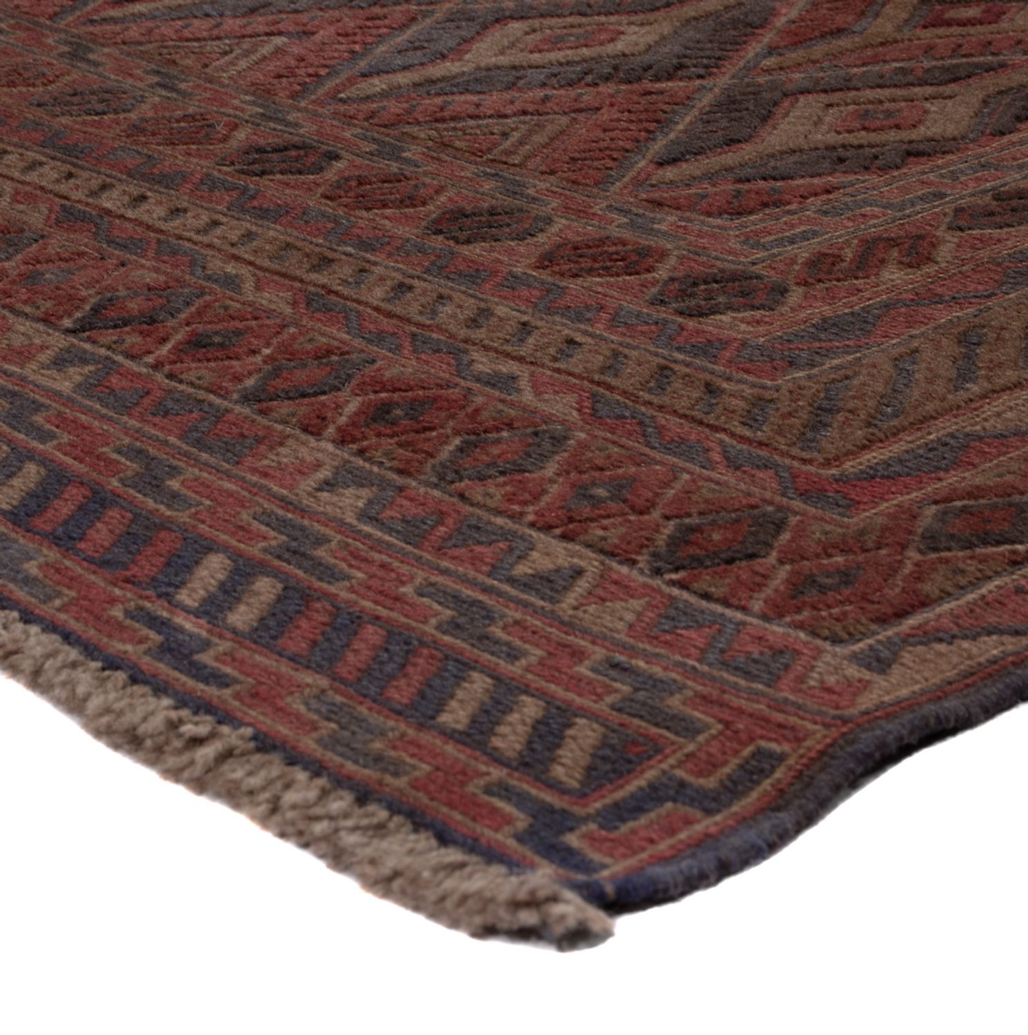 Kelim Rug - Oriental - 194 x 150 cm - dark beige