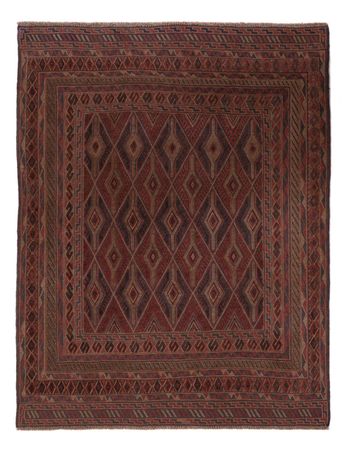 Kelim Rug - Oriental - 194 x 150 cm - dark beige