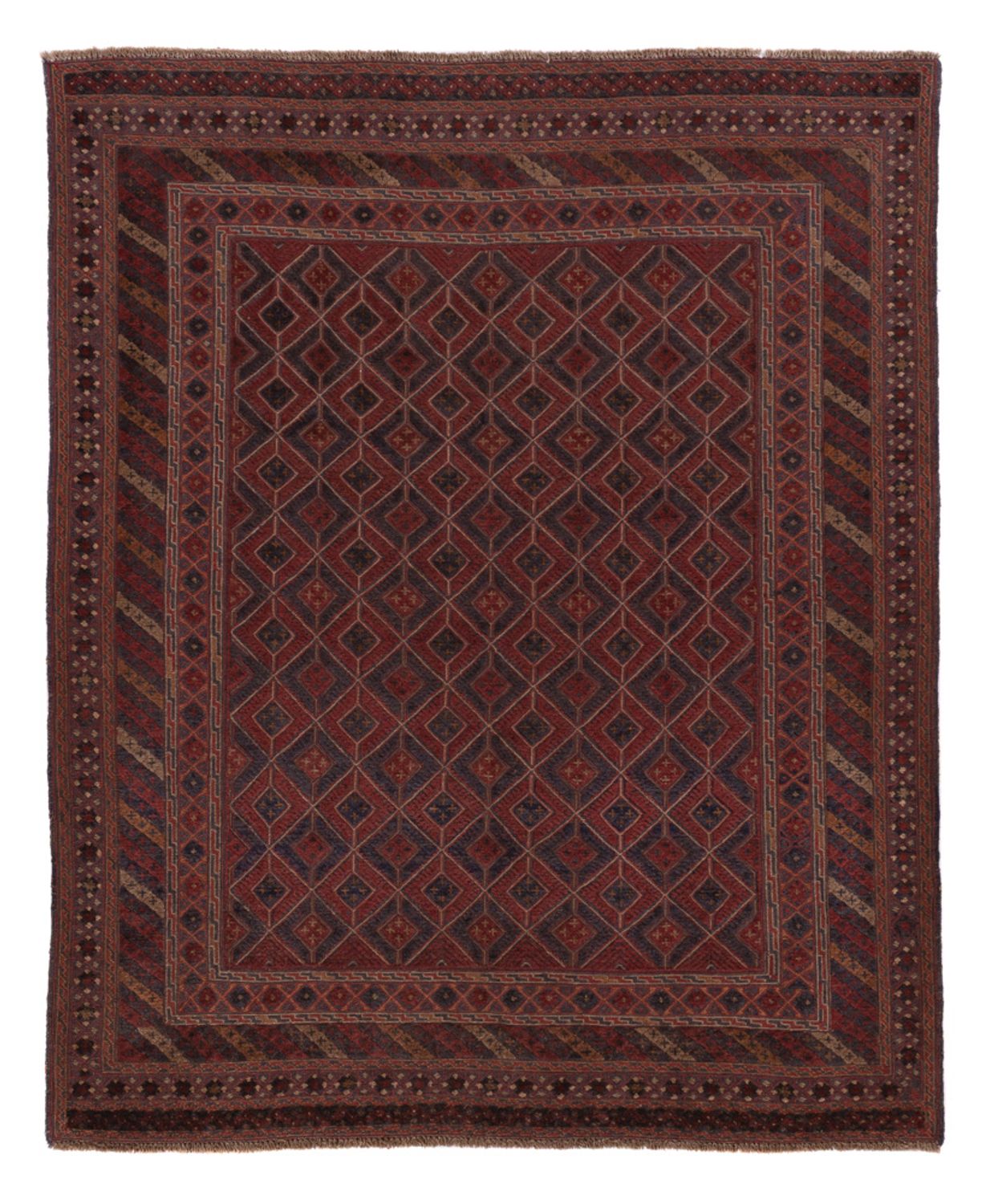Kelim Rug - Oriental - 197 x 154 cm - dark beige