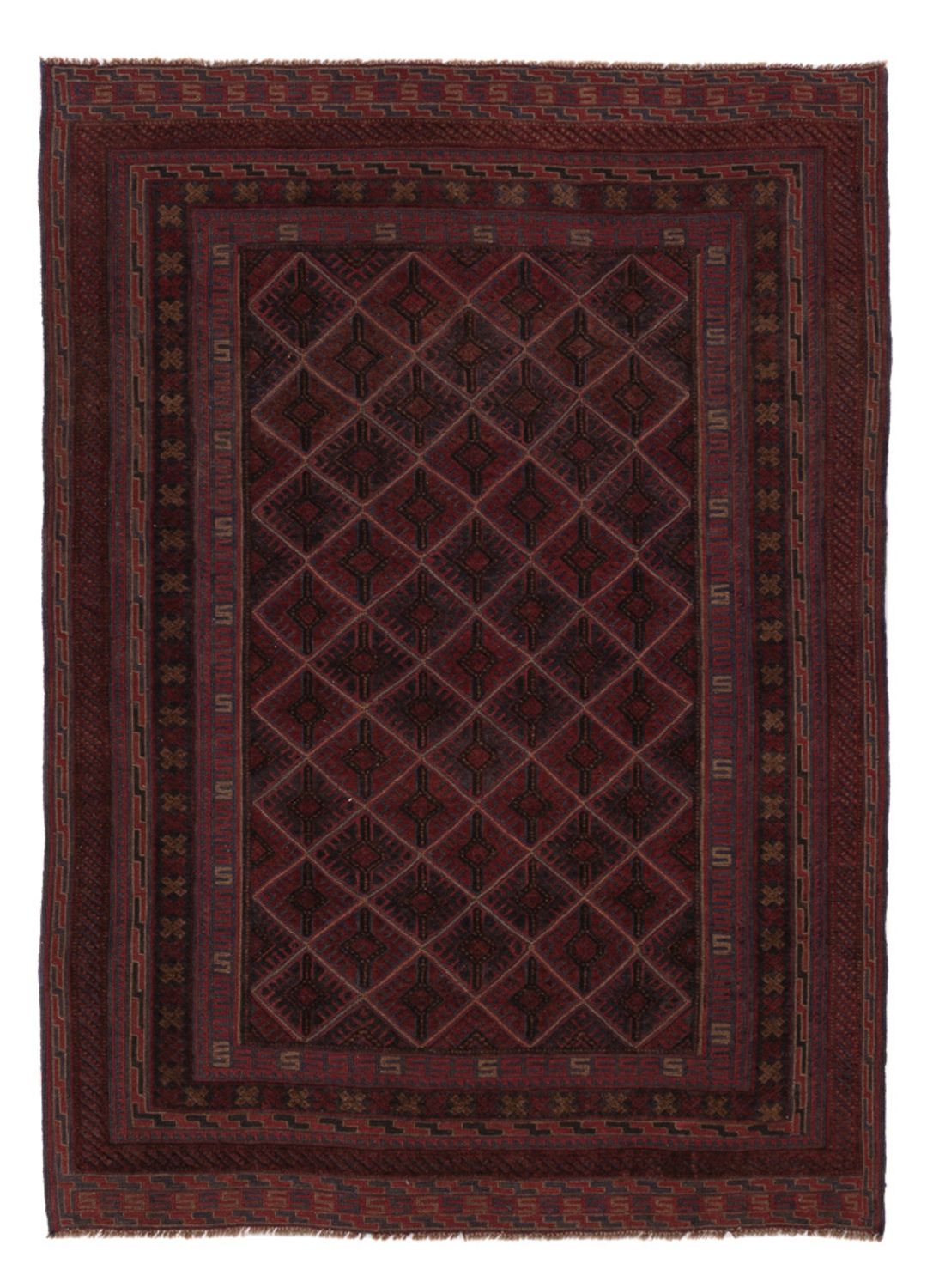 Kelim Rug - Oriental - 200 x 148 cm - dark beige