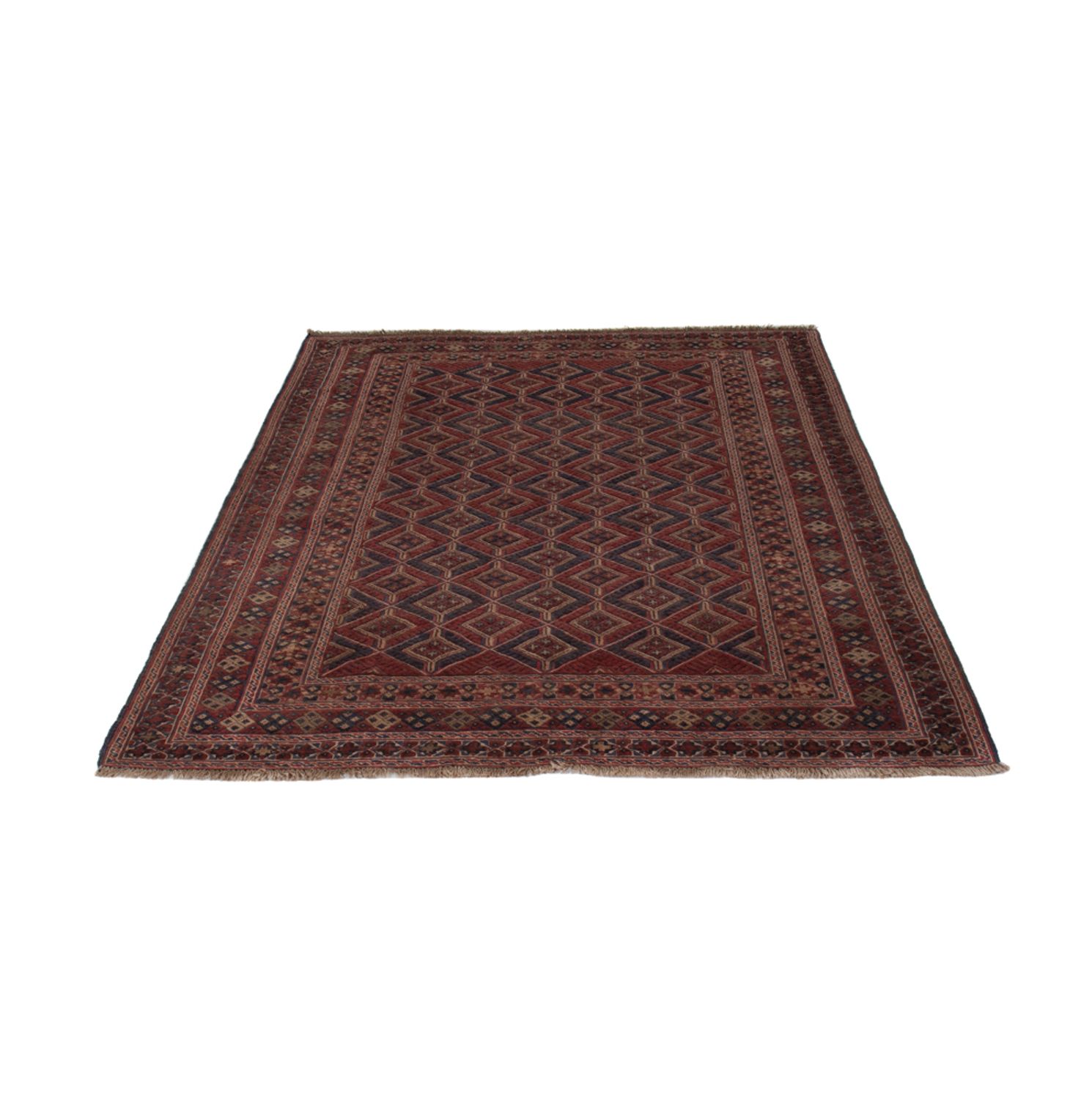 Kelim Rug - Oriental - 198 x 150 cm - dark beige