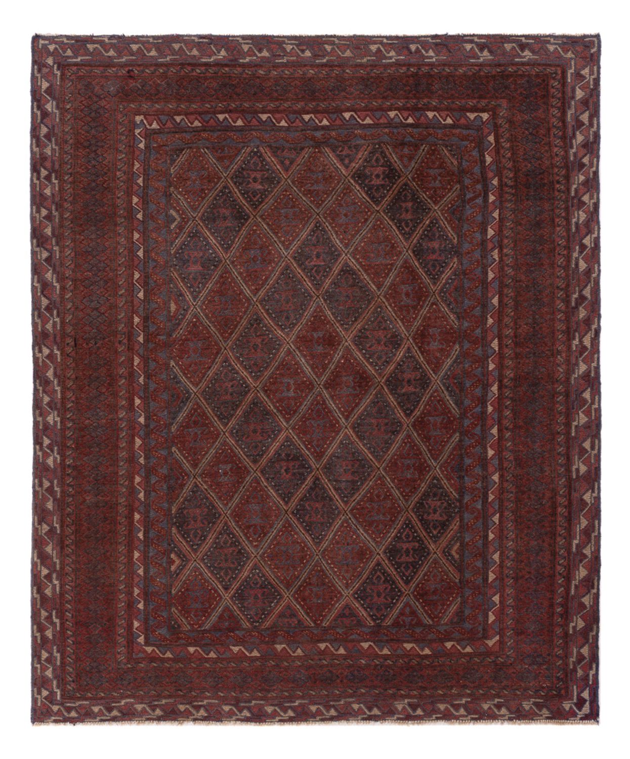 Runner Kelim Rug - Oriental - 187 x 157 cm - dark beige