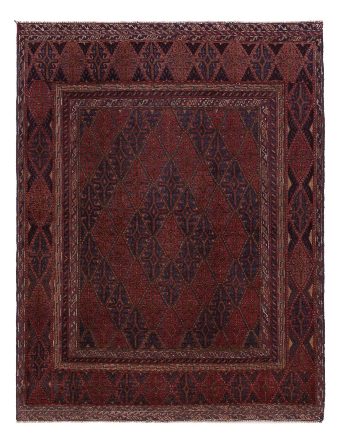 Kelim Rug - Oriental - 204 x 155 cm - dark beige