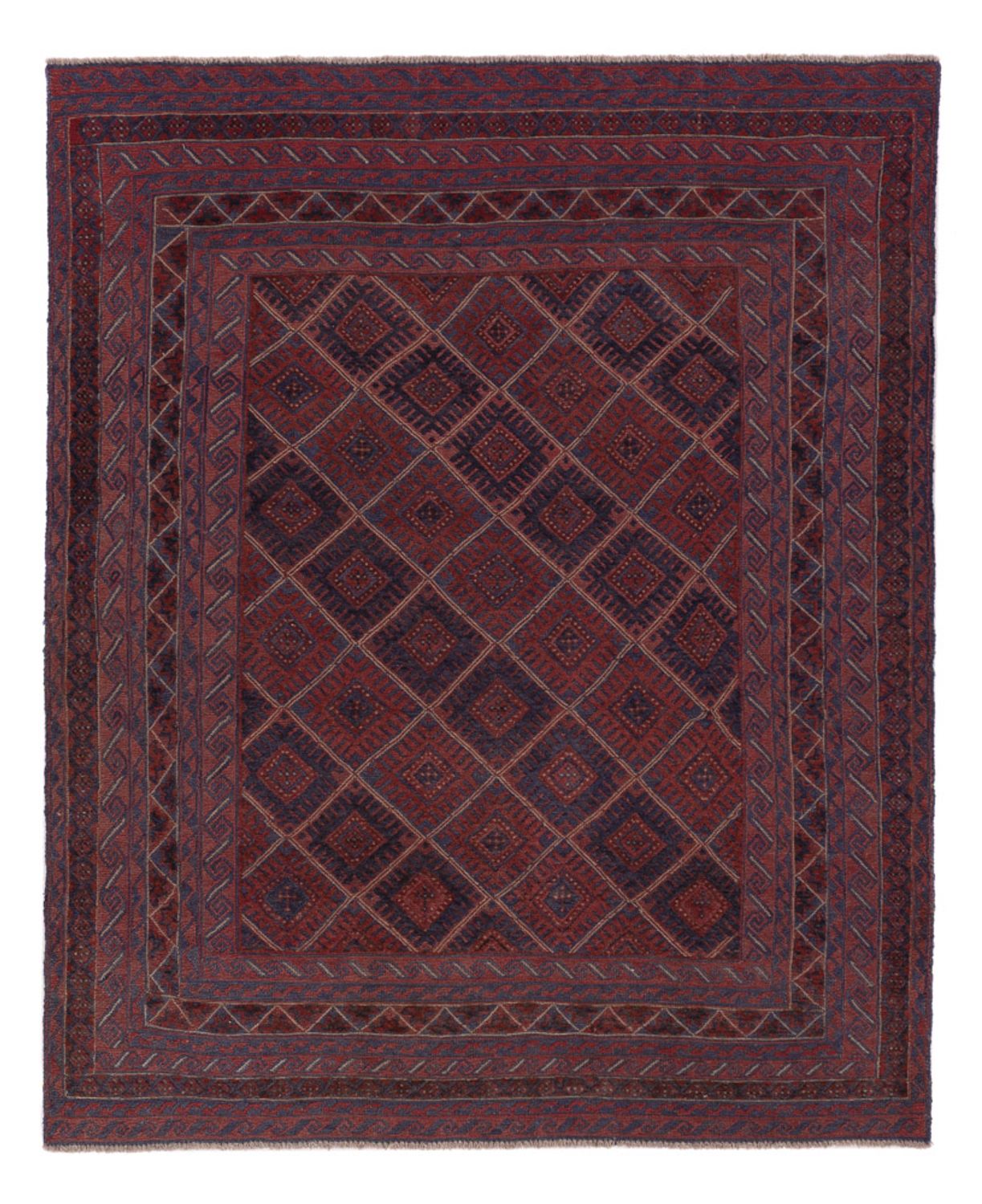 Kelim Rug - Oriental - 188 x 150 cm - dark beige
