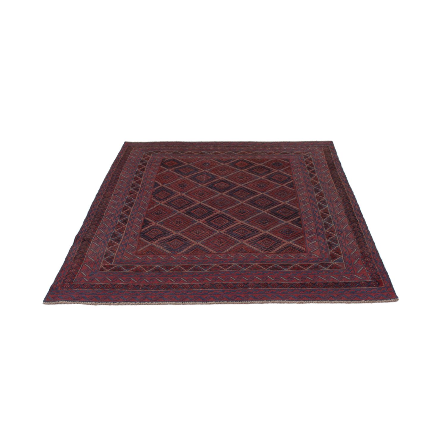 Kelim Rug - Oriental - 188 x 150 cm - dark beige