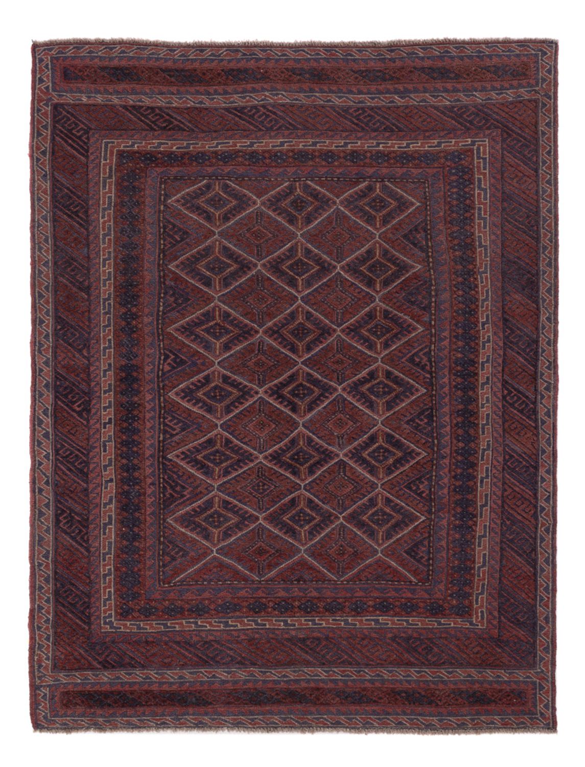Kelim Rug - Oriental - 197 x 155 cm - dark beige