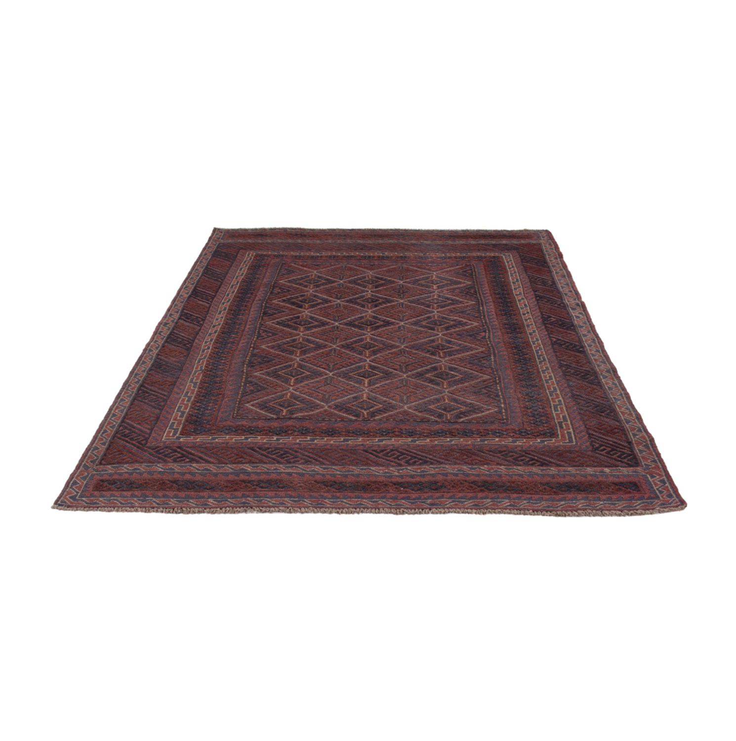 Kelim Rug - Oriental - 197 x 155 cm - dark beige
