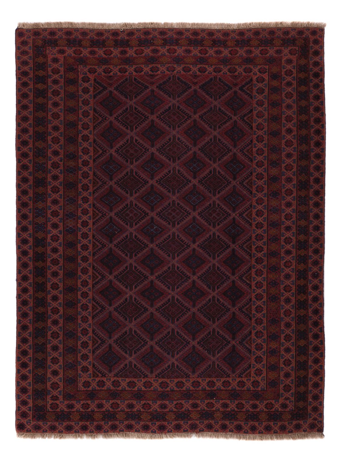 Kelim Rug - Oriental - 210 x 162 cm - dark beige