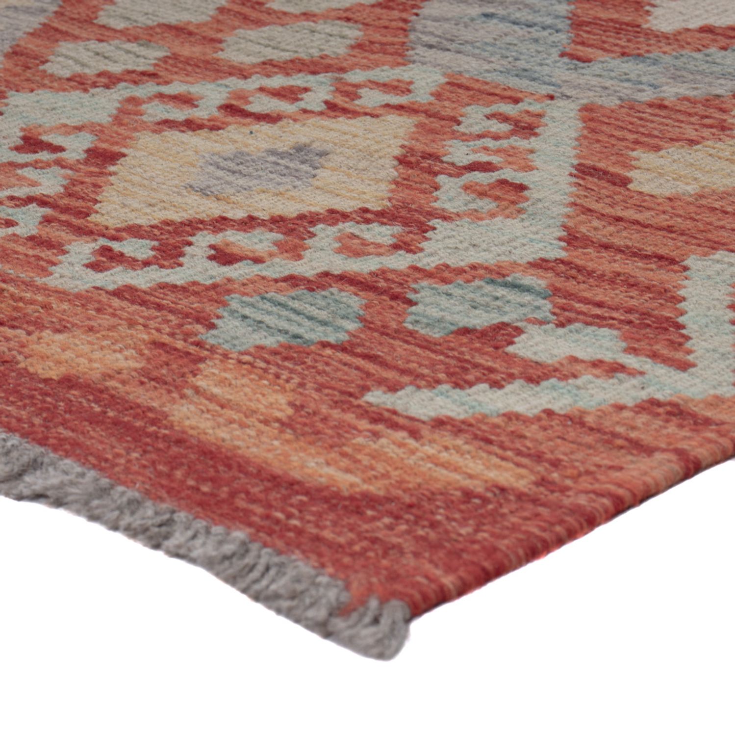 Runner Kelim Rug - Splash - 246 x 84 cm - multicolored
