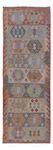 Runner Kelim Rug - Splash - 247 x 85 cm - multicolored