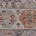 Runner Kelim Rug - Splash - 247 x 85 cm - multicolored