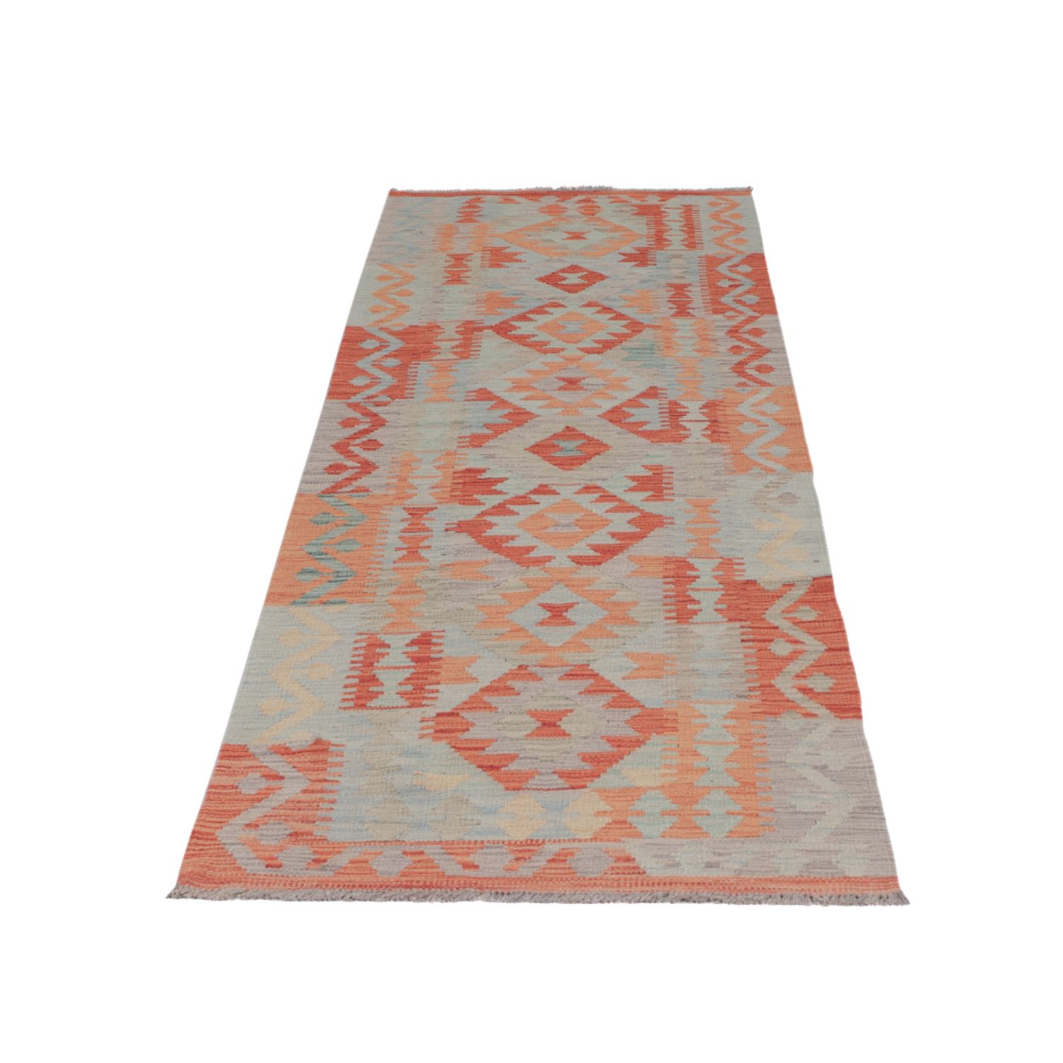 Runner Kelim Rug - Splash - 288 x 79 cm - multicolored