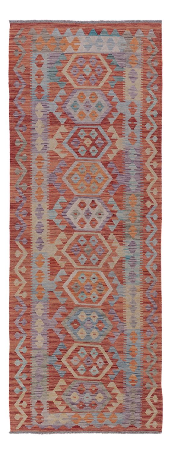 Runner Kelim Rug - Splash - 248 x 88 cm - multicolored